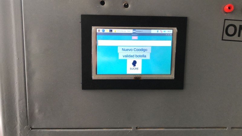 RECICLADORA DE BOTELLAS 